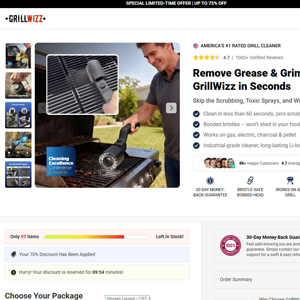 GrillWizz Grill Cleaner - DTC [INTL] (Social,Banner,Native,Push,SEO,Search,Brand Bidding) - CPA