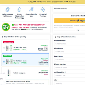Orivelle Fungus Pen Subscription - DTC [INTL] (Social,Banner,Native,Push,SEO,Search) - CPA {No BrandBidding} 