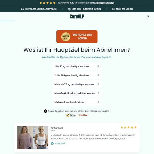CoreGLP - High CTC - Quiz LP  [DE,AT,CH,FR,BE,FI,SE] (Banner,Native,Social,Search,SEO,Brand Bidding) - CPA