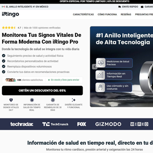 iRingo Pro Smart Ring Tracker [LATAM] (Social,Banner,Native,Push,SEO,Search,Brand Bidding) - CPA