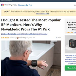 NovaMedicPRO Blood Pressure Monitor - Advertorial [INTL] (Social,Banner,Native,Push,SEO,Search,Brand Bidding) - CPA