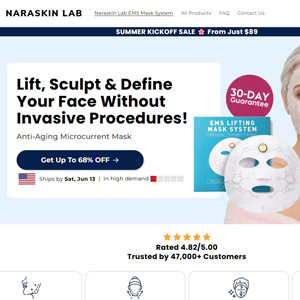 Naraskin Lab Skin Care [US] (Social,Banner,Native,Push,SEO,Search) - CPA {No BrandBidding} 