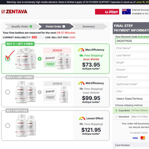 Zentava Glycogen Control [AU] (Banner,Native,Social,Search,SEO,PPC,Push,Brand Bidding,Shopping) - CPA