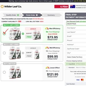 ! SPOTLIGHT - Wilder Leaf Organic Hemp [AU] (Banner,Native,Social,Search,SEO,PPC,Push,Brand Bidding,Shopping) - CPA