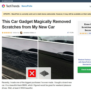 NanoPolix Nano Car Cloth - Advertorial [INTL] (Social,Banner,Native,Push,SEO,Search,Brand Bidding) - CPA 