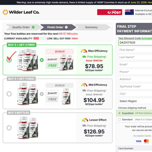 Wilder Leaf Organic Hemp [NZ] (Banner,Native,Social,Search,SEO,PPC,Push,Brand Bidding,Shopping) - CPA