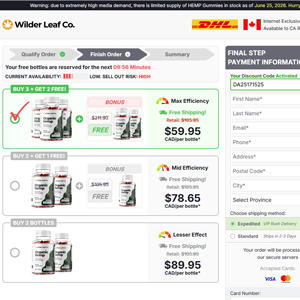 Wilder Leaf Organic Hemp DTC [CA] (Banner,Native,Social,Search,SEO,PPC,Push,Brand Bidding,Shopping) - CPA 