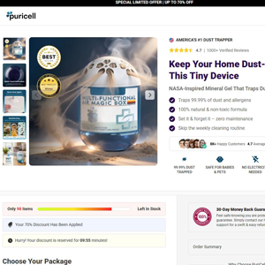 PuriCell Dust Trapper - DTC [INTL] (Social,Banner,Native,Push,SEO,Search,Brand Bidding) - CPA