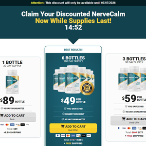 NerveCalm Capsules [US,CA,UK] (Native,Social,SEO,Search,Banner) - CPA {No BrandBidding} 