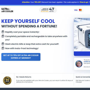 Ultra Air Cooler [UK] (Social,Banner,Native,Push,SEO,Search,Brand Bidding) - CPA 