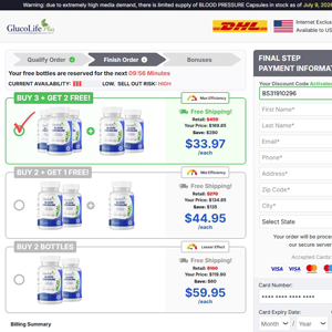GlucoLife+ Blood Pressure [US] (Banner,Native,Social,Search,SEO,PPC,Push,Brand Bidding,Shopping) - CPA 