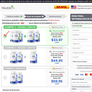 GlucoLife+ Blood Pressure Spanish [US] (Banner,Native,Social,Search,SEO,PPC,Push,Brand Bidding,Shopping) - CPA