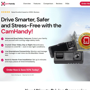 CamHandy DashCam [US,CA,BS,CR,MX,PH] (Social,Banner,Native,Push,SEO,Search,Brand Bidding) -CPA