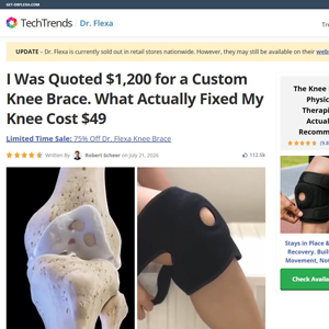 Drflexa Knee Brace - Advertorial [INTL] (Social,Banner,Native,Push,SEO,Search,Brand Bidding) - CPA