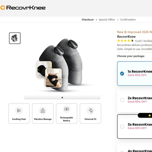RecovrKnee - DTC [US,UK] (Social,Banner,Native,Push,SEO,Search,Brand Bidding) - CPA 