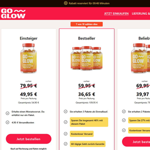 GoGlow Boosting Supplement - DTC [Multi-GEO] (Social,Banner,Native,Push,SEO,Search,Brand Bidding) - CPA