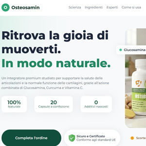 Osteosamin COD [IT] (Banner,Native,Social,Search,SEO,Brand Bidding) - CPA