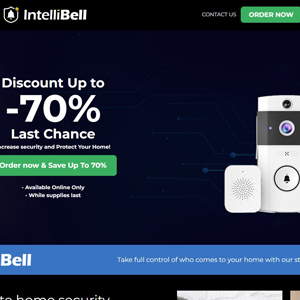 IntelliBell Doorbell - Product Page [US,AU,DE,AT] (Social,Banner,Native,Push,SEO,Search,Brand Bidding) - CPA 