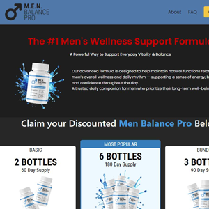 Men Balance Pro [US,CA,UK] (Native,Social,SEO,Search,Banner) - CPA {No BrandBidding}  