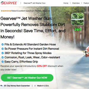 Cartekit Jet Washer Gun [UK] (Social,Banner,Native,Push,SEO,Search,Brand Bidding) - CPA 