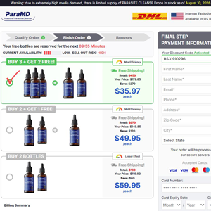 ParaMD Parasite Cleanse [US] (Banner,Native,Social,Search,SEO,PPC,Push,Brand Bidding,Shopping) - CPA
