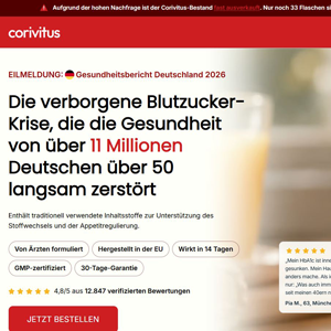 Corivitus Glucose Control [Multi-GEO] (Banner,Native,Social,Search,SEO,Brand Bidding) - CPA
