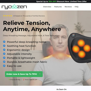 RyoZen Massage [US] (Social,Banner,Native,Push,SEO,Search,Brand Bidding) - CPA 