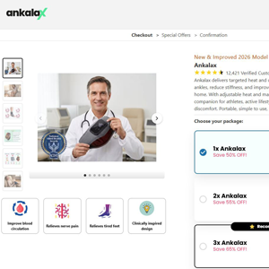 Ankalax Massage -  DTC  [US,UK,AU,FR] (Social,Banner,Native,Push,SEO,Search,Brand Bidding) - CPA