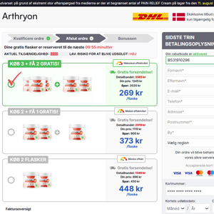 Arthryon Heat Relief Cream [DK] (Banner,Native,Social,Search,SEO,PPC,Push,Brand Bidding,Shopping) - CPA