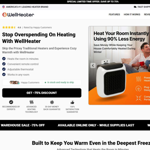 Wellheater - Product Page [INTL] (Social,Banner,Native,Push,SEO,Search,Brand Bidding) - CPA