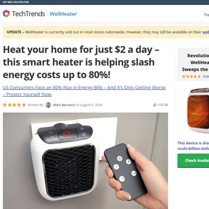 Wellheater - Advertorial [INTL] (Social,Banner,Native,Push,SEO,Search,Brand Bidding) - CPA 