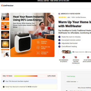 Wellheater - DTC [INTL] (Social,Banner,Native,Push,SEO,Search,Brand Bidding) - CPA