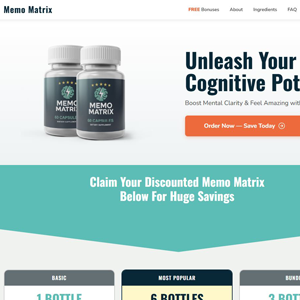 ! NEW OFFER - Memomatrix Cognitive Boost [US,AU,UK,CA,NZ] (Social,Banner,Native,Push,SEO,Search,Brand Bidding) - CPA