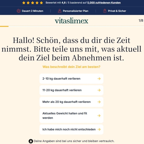 Vitaslimex - Quiz LP [Multi-GEO] (Banner,Native,Social,Search,SEO,Brand Bidding) - CPA 