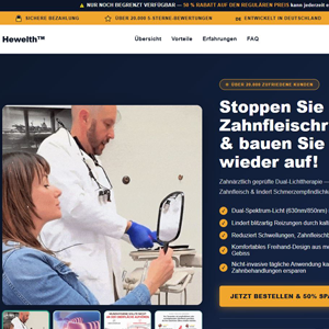 Hewelth HealRay Therapy System - Product Page [Multi-GEO] (Social,Banner,Native,Push,SEO,Search,Brand Bidding) - CPA 