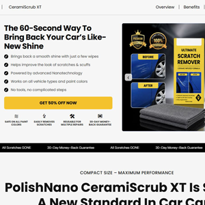 PolishNano CeramiScrub - Product Page [Multi-GEO] (Social,Banner,Native,Push,SEO,Search,Brand Bidding) - CPA