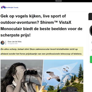Shirem VistaX Monocular - Advertorial [Multi-GEO] (Social,Banner,Native,Push,SEO,Search,Brand Bidding) - CPA
