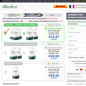 Slimlex GLP-1 Capsules [FR] (Banner,Native,Social,Search,SEO,PPC,Push,Brand Bidding,Shopping) - CPA