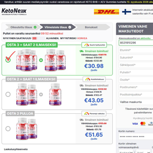 KetoNex Gummies [FI] (Banner,Native,Social,Search,SEO,PPC,Push,Brand Bidding,Shopping) - CPA