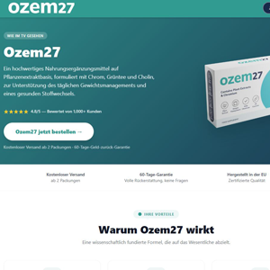 Ozem27 Diet - Product Page [Multi-GEO] (Social,Banner,Native,Push,SEO,Search,Brand Bidding) - CPA