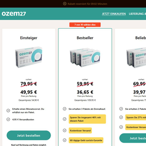 Ozem27 Diet - DTC [Multi-GEO] (Social,Banner,Native,Push,SEO,Search,Brand Bidding) - CPA
