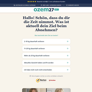 Ozem27 Diet - Quiz [Multi-GEO] (Social,Banner,Native,Push,SEO,Search,Brand Bidding) - CPA