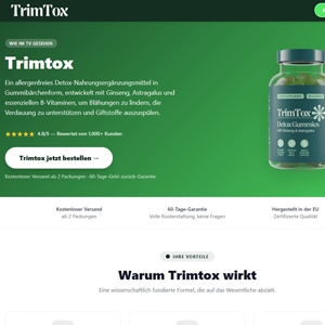 TrimTox Digestion - Product Page [Multi-GEO] (Social,Banner,Native,Push,SEO,Search,Brand Bidding) - CPA