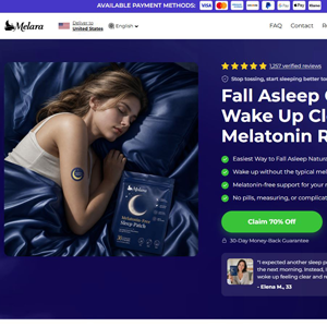 ! NEW OFFER - Melara Sleep Patch [INTL] (Social,Banner,Native,Push,SEO,Search,Brand Bidding) - CPA