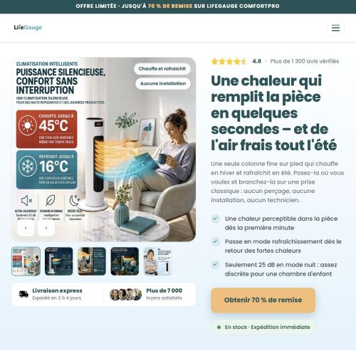 LG ComfortPro Heater [Multi-GEO] (Banner,Native,Social,Search,SEO,Brand Bidding) - CPA