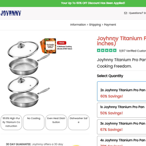 Joyhnny Titanium Pro Pan [US] (Social,Banner,Native,Push,SEO,Search,Brand Bidding) - CPA