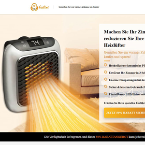 Keilini Portable Heater [DE] (Social,Banner,Native,Push,SEO,Search,Brand Bidding) - CPA