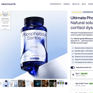 Phosphatidylserine Cortisol Solution [US] (Native,Social,SEO,Search,Banner) - CPA {No BrandBidding} 