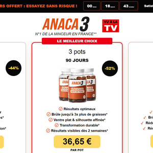 ANACA3 Diet - DTC [BE,FR] (Social,Banner,Native,Push,SEO,Search,Brand Bidding) - CPA  