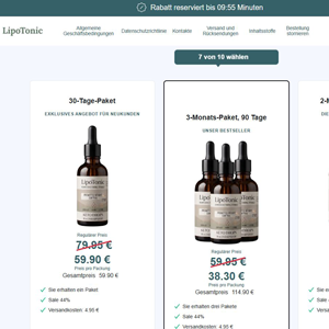 LipoTonic Drops - DTC [Multi-GEO] (Social,Banner,Native,Push,SEO,Search) - CPA {No BrandBidding}